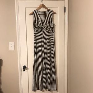 Cha Cha Vente Striped Maxi Dress- Medium